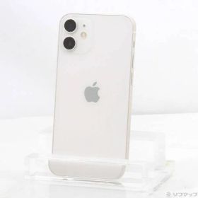 〔中古品〕 iPhone12 mini 64GB ホワイト MGA63J／A SIMフリー【344】