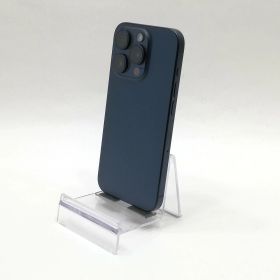 【中古品】Apple(アップル) iPhone 15 Pro / 2023 / 128GB / ブルーチタニウム / 国内版SIMフリー / ランク:C / MTUA3J/A / A3101 【中古品管理番号:35967】