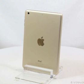 【中古】Apple(アップル) iPad mini 3 128GB ゴールド MGYK2J／A Wi-Fi 【305-ud】