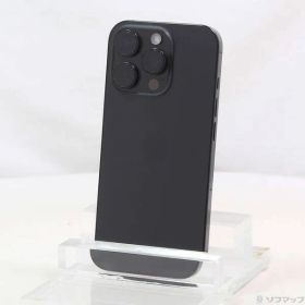 〔中古品〕 iPhone16 Pro 256GB ブラックチタニウム MYN03J／A SIMフリー【258】