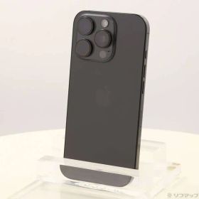 〔中古品〕 iPhone16 Pro 256GB ブラックチタニウム MYN03J／A SIMフリー【305】