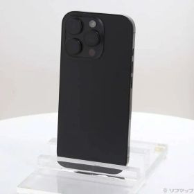 〔中古品〕 iPhone16 Pro 256GB ブラックチタニウム MYN03J／A SIMフリー【305】