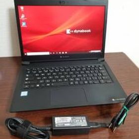 T40 美品 東芝 dynabook S73DP Core i5 第8世代 (8250U)◆8GB◆超高速M.2 SSD256GB◆13.3インチ フルHD(1920*1080) Win10 ノートパソコン