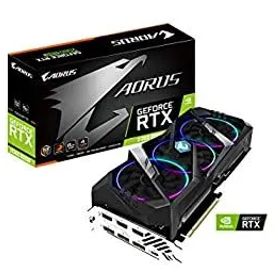 【中古】「未使用品」GIGABYTE AORUS GeForce RTX 2060 Super 8G グラフィックスカード 3 x ウィンドフォースファン 8GB 256-Bit GDDR6 GV-N206SAORUS-8GC ビデオカー