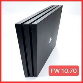 【美品】FW10.70 初期化済み SONY PlayStation4 Pro ジェット・ブラック 2TB 本体 CUH-7200C プレイステーション4 動作確認済み