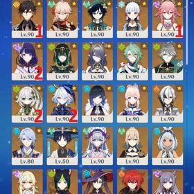 【引退アカウント】スカーク+餅 エスコフィエ1凸 マーヴィカ+餅 シトラリ シロネン フリーナ2凸 | 原神のアカウントデータ、RMTの販売・買取一覧