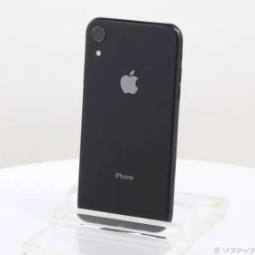 〔中古品〕 iPhoneXR 64GB ブラック MT002J／A SIMフリー【295】