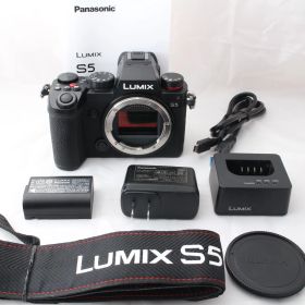 ☆美品・ショット数3839☆ Panasonic LUMIX S5 ボディ DC-S5-K パナソニック フルサイズ ミラーレス一眼カメラ ルミックス #R326