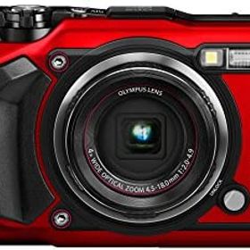 【中古】OLYMPUS デジタルカメラ Tough TG-5 レッド 1200万画素CMOS F2.0 15m 防水 100kgf耐荷重 GPS+電子コンパス&内蔵Wi-Fi TG-5 RED