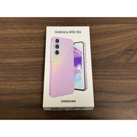 ギャラクシー(Galaxy)の【SIMフリー】Galaxy A55 5G｜8/128 ライラックピンク【新品】(スマートフォン本体)
