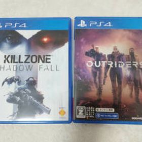 [PS4] KILLZONE SHADOW FALL + OUTRIDERS - キルゾーン シャドーフォール + アウトライダーズ ゲームソフト2本セット