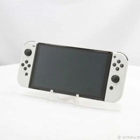 【中古】Nintendo(任天堂) Nintendo Switch 有機ELモデル Joy-Con(L)／(R) ホワイト 【377-ud】