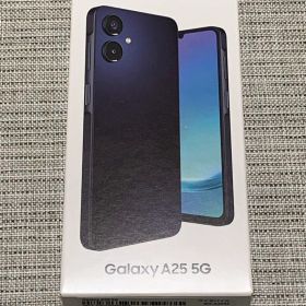 ★GaraxyギャラクシーA25 5G 64GB本体ブラック★ケース＋充電器★