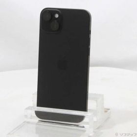 〔中古品〕 iPhone15 Plus 256GB ブラック MU0F3J／A SIMフリー【377】