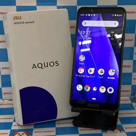 即日発送可AQUOS sense3 64GB ブラック SHV45 SIMロック解除済 au新品同様