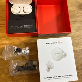 Denon PerL Pro ワイヤレスイヤホン ホワイト