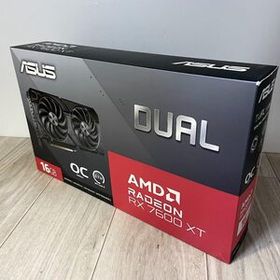 【AJ】ASUS DUAL-RX7600XT-O16G AMD Dual Radeon RX 7600 XT 搭載 ビデオカード OC Edition 16GB GDDR6 0726-B0CV4S688D-38000-62800