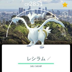 激レア！✨✨色違いレシラムロサンゼルス背景付き！🎉🎉 | ポケモンGOのアカウントデータ、RMTの販売・買取一覧