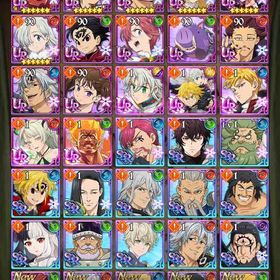 未進行 トリスタン メリエリ ランスロット サブナック エスカノールなど 引退 | グラクロのアカウントデータ、RMTの販売・買取一覧