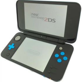 【Nintendo】任天堂『New ニンテンドー2DS LL ブラック×ターコイズ』JAN-001 2017年7月発売 ゲーム機本体 1週間保証【中古】