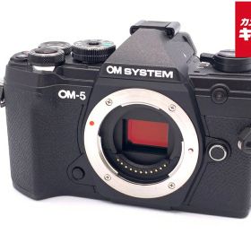 【中古】 【美品】 OM SYSTEM OM-5 ボディ ブラック 【ミラーレス一眼】 【6ヶ月保証】