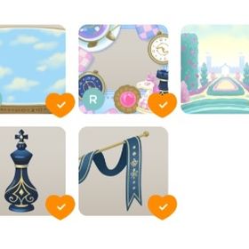 アイテム8点 金のチェスクロックの木1点＋他7点 | リヴリーアイランドのアイテム、RMTの販売・買取一覧