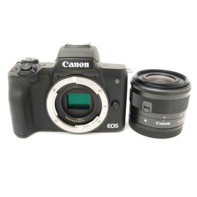 中古 ミラーレス一眼レフカメラ レンズキットCanon キャノンEOS Kiss M2 EF-M15-45 IS STM 131052002043コンディションランク【A】（商品 No.69-0）
