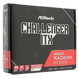 【ブラックフライデー！ポイント３倍！11/25-11/30！】ASRock製グラボ Radeon RX 6400 Challenger ITX 4GB PCIExp 4GB [管理:1000030147]