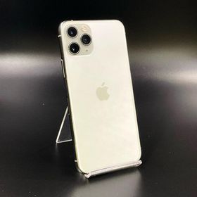 アップル(Apple)の【全額返金保証】【最速発送】Apple iPhone iPhone 11 Pro 256GB シルバー docomo 動作確認済(スマートフォン本体)