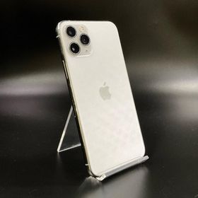 アップル(Apple)の【全額返金保証】【最速発送】Apple iPhone iPhone 11 Pro 256GB シルバー docomo 動作確認済(スマートフォン本体)