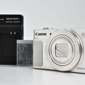 【美品】Canon PowerShot SX620 HS 20.2MP Compact Digital Camera White キヤノン コンパクトデジタルカメラ 白 ホワイト EF-TN-JP1315