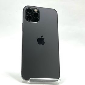 アップル(Apple)の【全額返金保証】【最速発送】Apple iPhone iPhone 12 Pro 256GB グラファイト au 動作確認済(スマートフォン本体)