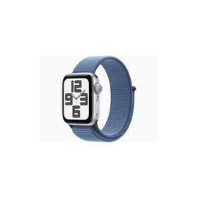 【未使用】Apple Apple Watch SE2 40mm GPS シルバーアルミニウムケース/ウインターブルースポーツループ MRE33J/A【新宿2】保証期間３ヶ月