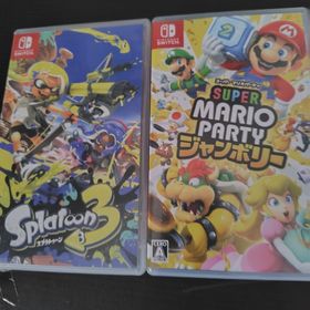 スーパーマリオパーティジャンボリー&スプラトゥーン3中古品発送（ネコポス）(家庭用ゲームソフト)