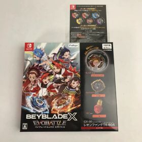 【中古美品】 未使用 未開封 Nintendo Switch ニンテンドー スイッチ ソフト ベイブレードエックス エボバトル 限定カラー 新型ベイブレード付き [CERO区分_A / 全年齢対象商品] 【029-251119-mh-04-fuz】