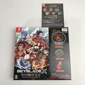 【中古美品】 未使用 未開封 Nintendo Switch ニンテンドー スイッチ ソフト ベイブレードエックス エボバトル 限定カラー 新型ベイブレード付き [CERO区分_A / 全年齢対象商品] 【029-251119-mh-02-fuz】