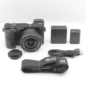 SONY ミラーレス一眼 α6000 パワーズームレンズキット E PZ 16-50mm F3.5-5.6 OSS ブラック ILCE-6000L B