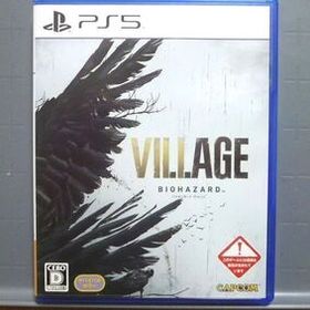 ☆ PS5 プレステ5ソフト 「BIOHAZARD VILLAGERE ／ バイオハザード ビレッジ [通常版] 」 中古動作品 ☆