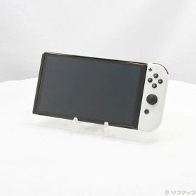 【中古】Nintendo(任天堂) Nintendo Switch 有機ELモデル Joy-Con(L)／(R) ホワイト 【377-ud】