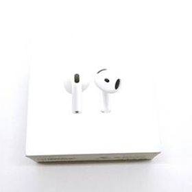 【29276】極美品 アップル AirPods 4 アクティブノイズキャンセリング非搭載 Apple ホワイト ANC Mac iPhone イヤフォン iPad 音楽 動画
