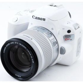 キヤノン デジタル一眼 CANON EOS Kiss X9 レンズキット ホワイト 中古 Wi-Fi搭載 新品SDカード付き スマホに送れる 届いてすぐに使える 付属品充実 長期保証