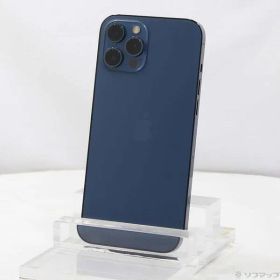 〔中古品〕 iPhone12 Pro Max 128GB パシフィックブルー MGCX3J／A SIMフリー【348】