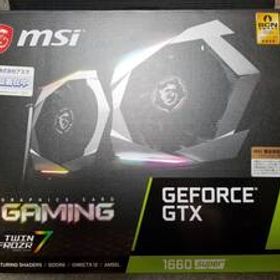 MSI NVIDIA GeForce GTX 1660 SUPER GAMIN PCI-E x16 NVLinkなし VR対応