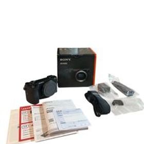 美品 ソニー SONY α6500 ボディ ILCE-6500 ボディ ミラーレス一眼カメラ ブラック レンズ