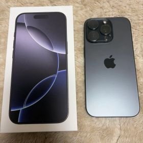 iPhone 16 Pro 256GB ブラックチタニウム