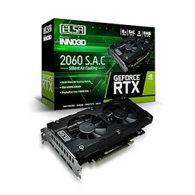 【中古】(非常に良い)ELSA エルザ GeForce RTX 2060 S.A.C グラフィックスボード VD6896 GD2060-6GERS