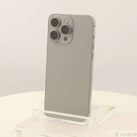 〔中古品〕 iPhone15 Pro Max 512GB ナチュラルチタニウム MU6W3J／A SIMフリー【269】