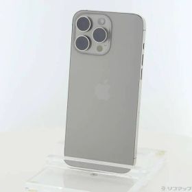 〔中古品〕 iPhone15 Pro Max 512GB ナチュラルチタニウム MU6W3J／A SIMフリー【258】