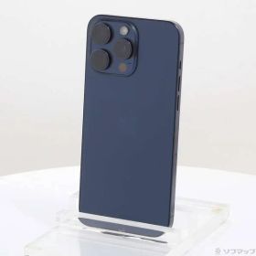 〔中古品〕 iPhone15 Pro Max 512GB ブルーチタニウム MU6X3J／A SIMフリー【276】