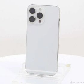 〔中古品〕 iPhone15 Pro Max 1TB ホワイトチタニウム MU703J／A SIMフリー【198】